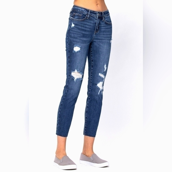 Judy Blue Denim - Judy Blue Distressed Jeans‎ Size 3/26 NWT